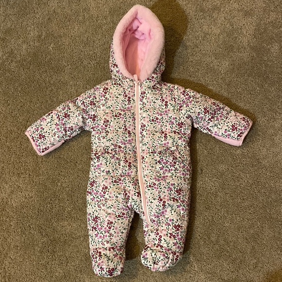 Kensie Floral Snowsuit - Picture 1 of 9